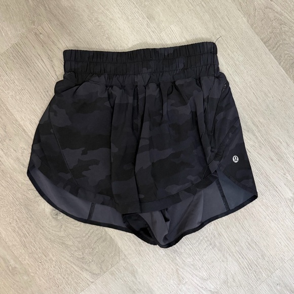 lululemon athletica Pants - lululemon | track that HR camo shorts 4